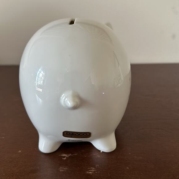 Precious Moments | 1985 Samuel J. Butcher Clown with Balloons Coin Bank - Picture 4 of 10